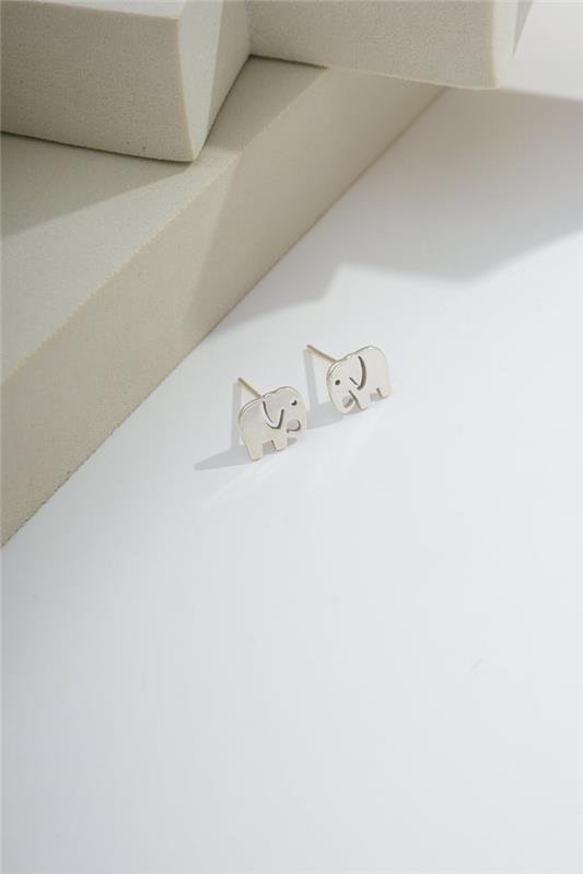BRINCO DE ELEFANTE A LASER EM PRATA 925 - 023-00003