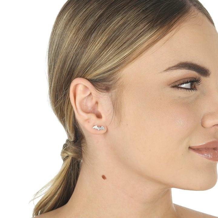 BRINCO DE MORCEGO A LASER EM PRATA 925 - 023-00004