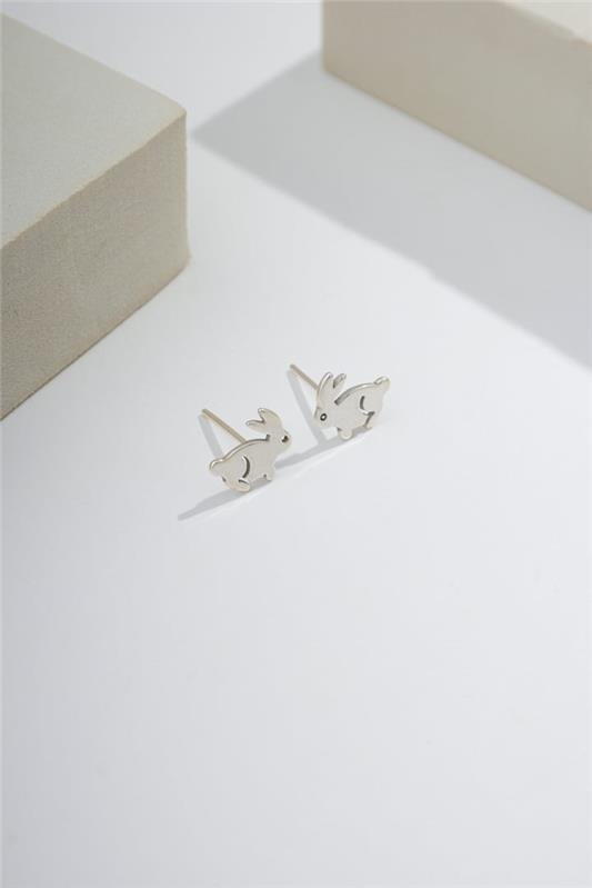 BRINCO DE COELHO A LASER EM PRATA 925 - 023-00016