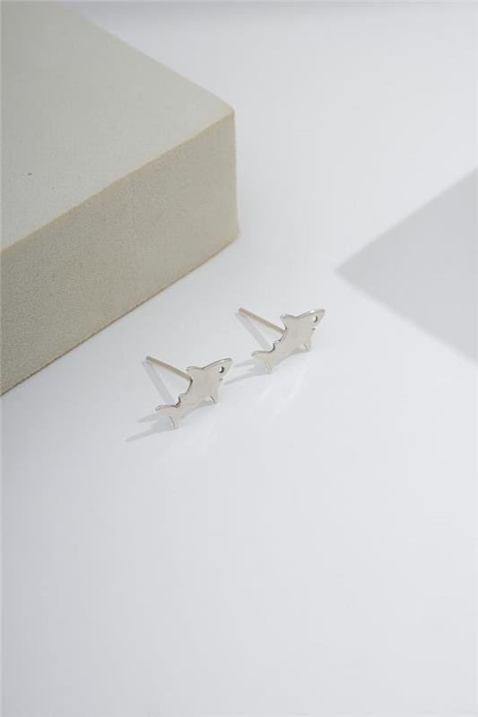 BRINCO DE TUBARÃO A LASER EM PRATA 925 - 023-00022