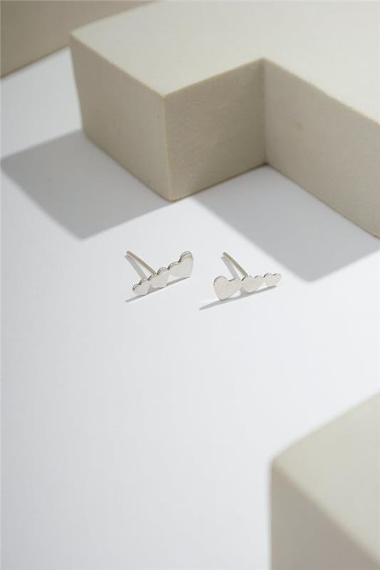 BRINCO3 CORAÇÕES A LASER EM PRATA 925 - 023-00031