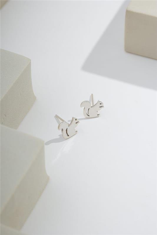 BRINCO DE ESQUILO A LASER EM PRATA 925 - 023-00035