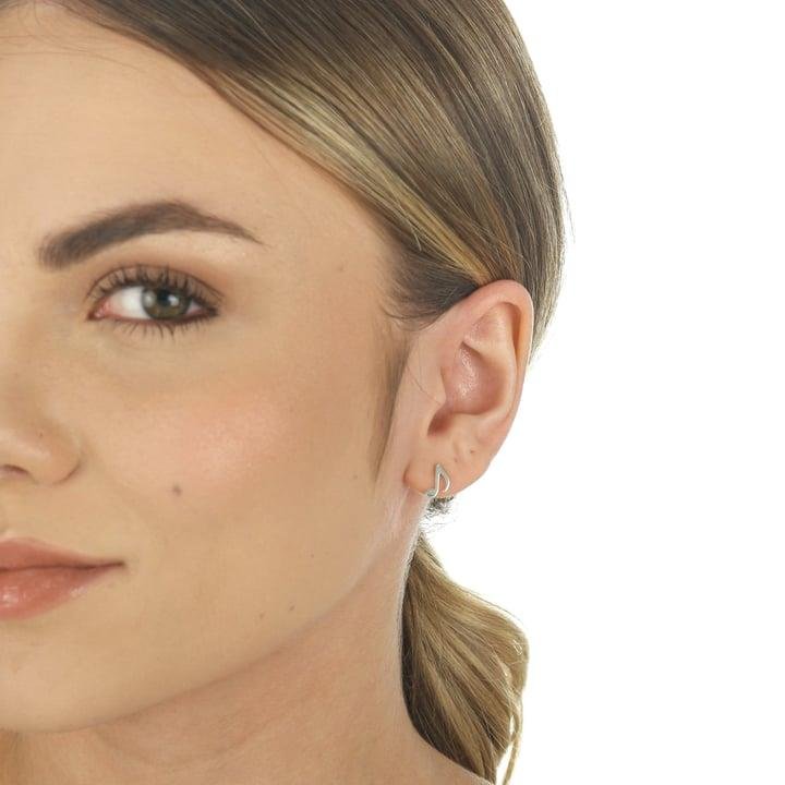 BRINCO NOTA MUSICAL COLCHEIA A LASER EM PRATA 925 - 023-00044