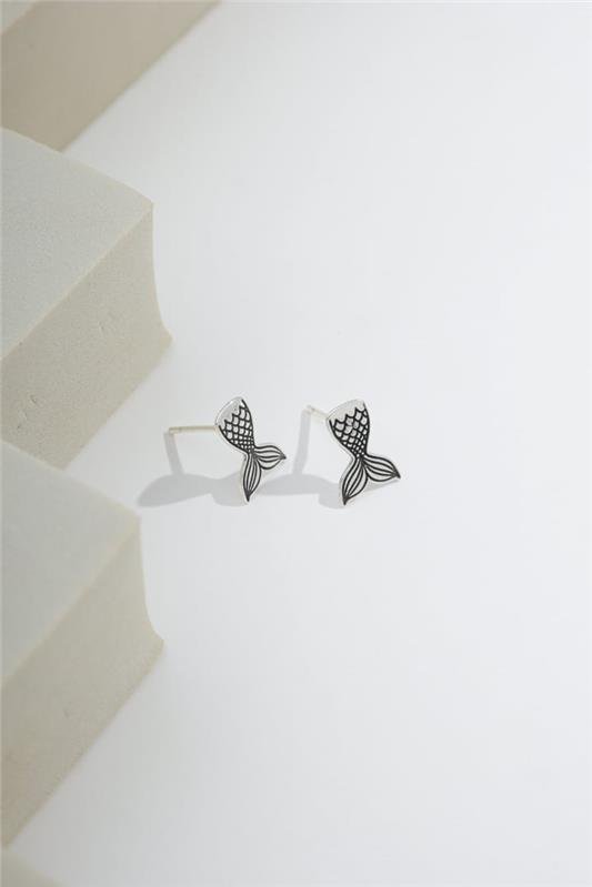 BRINCO DE CALDA DA SEREIA A LASER EM PRATA 925 - 023-00071