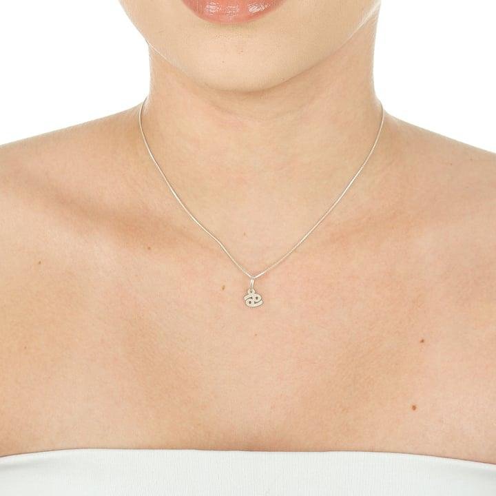 PINGENTE SIGNO A LASER EM PRATA 925 - 023-00100