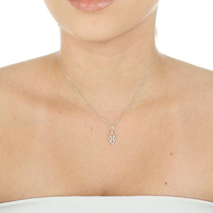 PINGENTE FEITO A LASER DE BRILHOS EM PRATA 925 - 023-00123