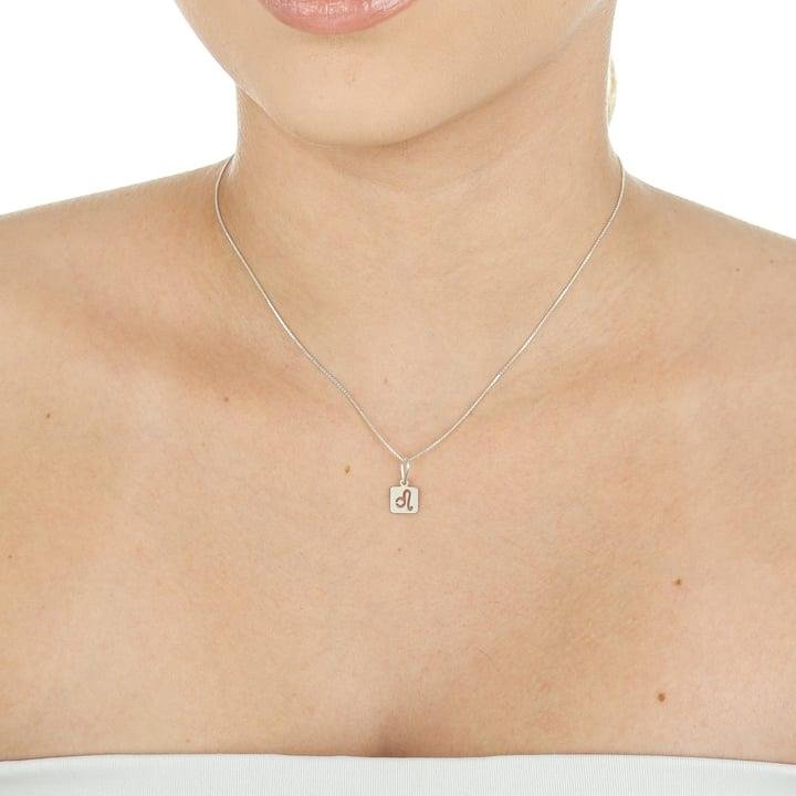 PINGENTE PLACA COM SIGNO ASTROLÓGICO VAZADO EM PRATA 925 - 023-00146