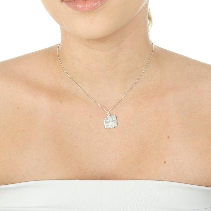 PINGENTE DE ELEFANTE COM DETALHES GRAVADOS A LASER EM PRATA 925 - 023-00152