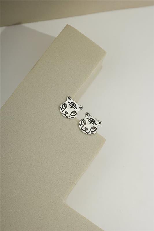 BRINCO DE TIGREZA FEITO A LASER EM PRATA 925 - 023-00156