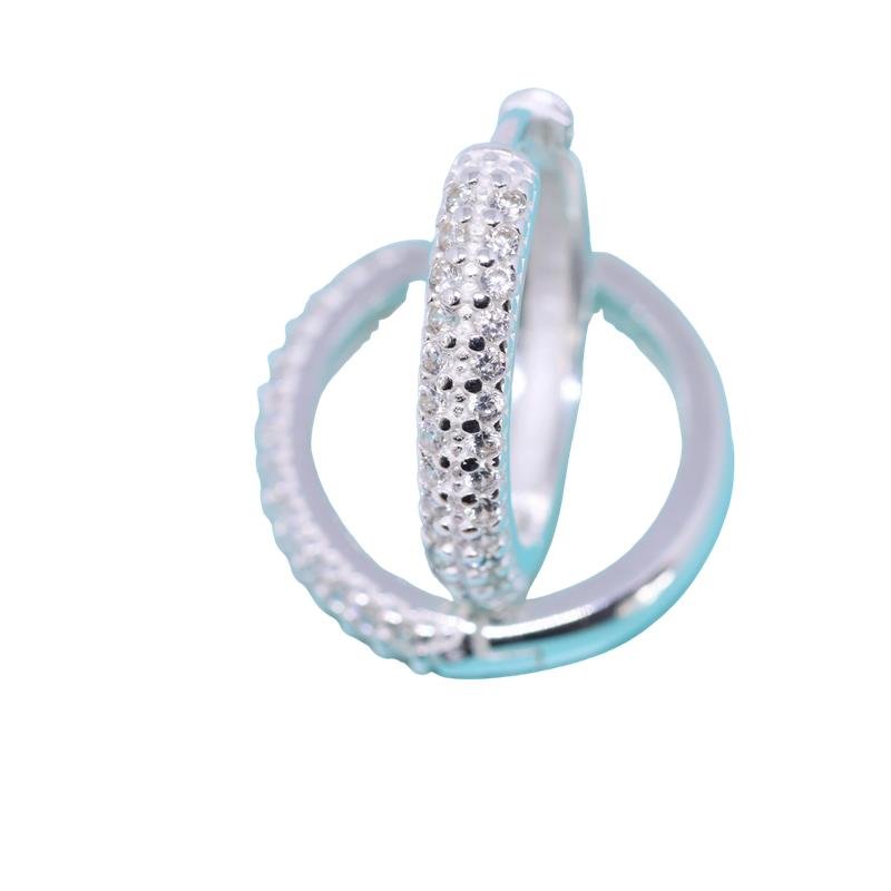 ARGOLA ARTICULADA OVAL COM ZIRCONIAS - AGB-00002