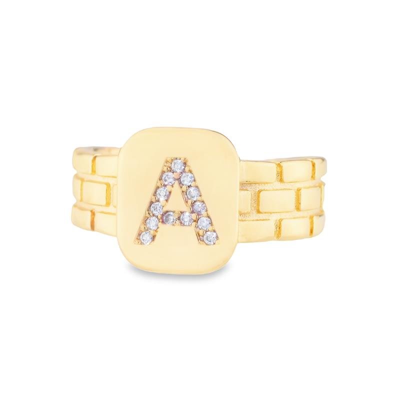 ANEL DE LETRA DE MICROZIRCÔNIAS