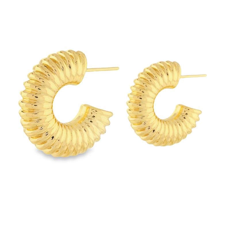 ARGOLA 2,5CM DE ARO ONDULADO DE 8MM