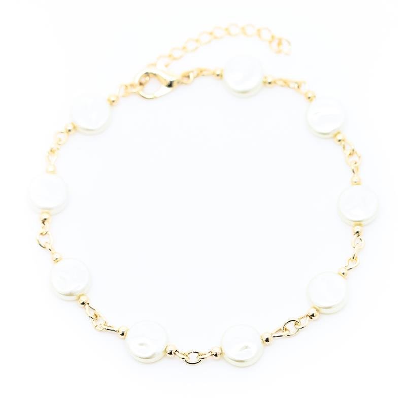 PULSEIRA COM PEROLAS IRREGULARES